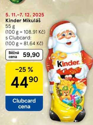 Kinder Mikuláš, 55 g