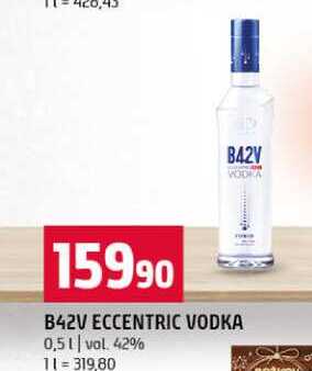 B42V ECCENTRIC VODKA 0,5 l