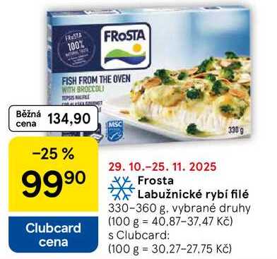 Frosta Labužnické rybí filé, 330-360 g