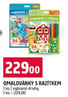 OMALOVÁNKY S RAZÍTKEM 1 ks