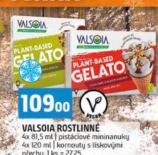 VALSOIA ROSTLINNÉ 4x 81,5 ml, 4x 120 ml