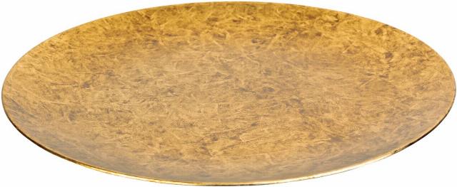 LIV & BO Dekorativní taliř zlatý