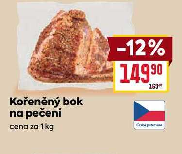 Kořeněný bok na pečení cena za 1 kg