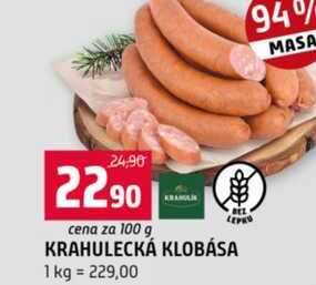 KRAHULECKÁ KLOBÁSA 100g