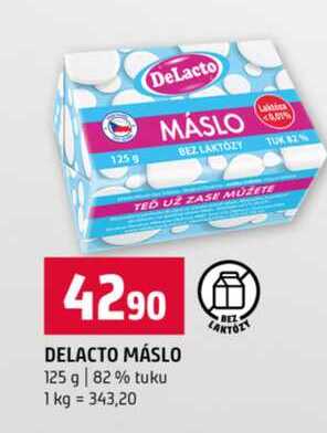 DELACTO MÁSLO 125 g 82% tuku