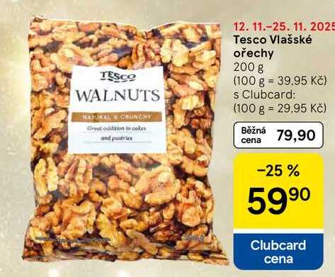 Tesco Vlašské ořechy, 200 g 