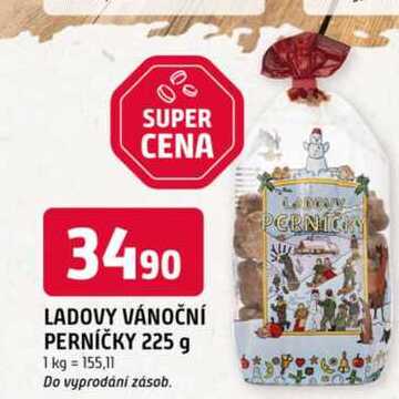 LADOVY VÁNOČNÍ PERNÍČKY 225 g 