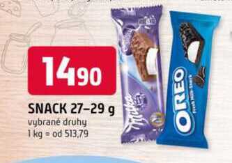 SNACK 27-29 g vybrané druhy