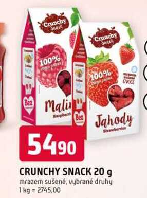 CRUNCHY SNACK 20 g