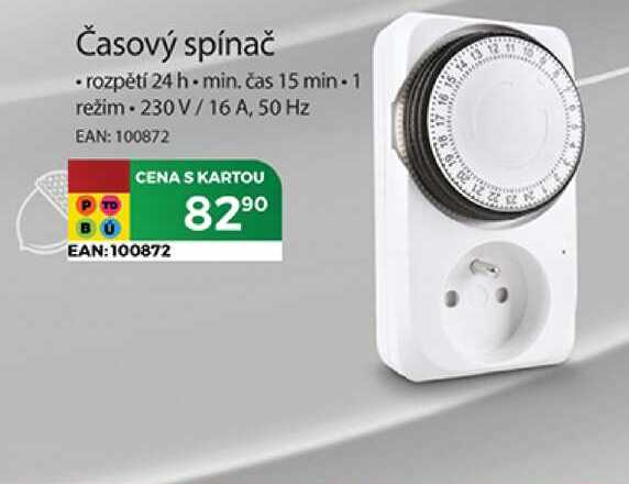 Časový spínač 1 ks