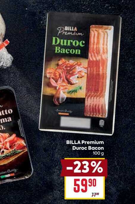 BILLA Premium Duroc Bacon 100 g