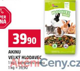 AKINU VELKÝ HLODAVEC 1 kg kompletni menueny