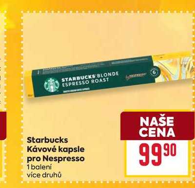 Starbucks Kávové kapsle pro Nespresso 1 balení