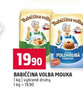 BABIČČINA VOLBA MOUKA 1 kg vybrané druhy