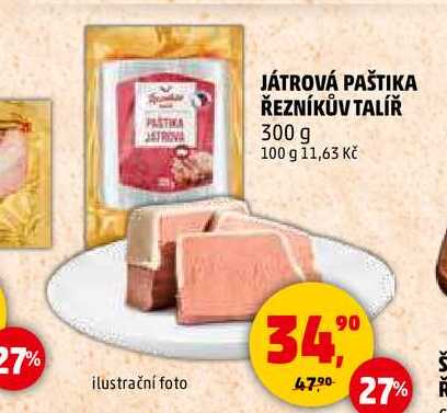 JÁTROVÁ PAŠTIKA ŘEZNÍKŮV TALÍŘ, 300 g
