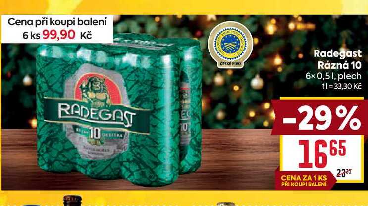 Radegast Rázná 10 6x 0,51, plech