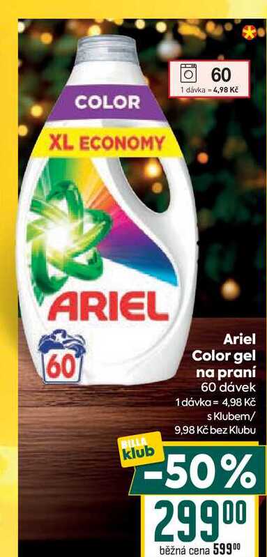 Ariel Color gel na praní 60 dávek 
