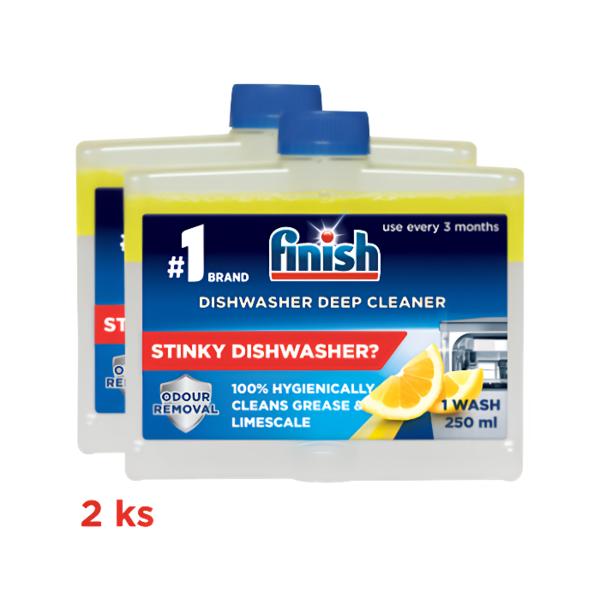 Finish Čistič myčky lemon 2x250ml
