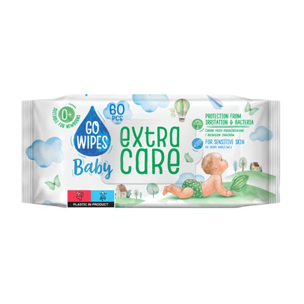 GoWipes Dětské vlhčené ubrousky Extra Care