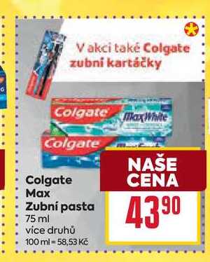 Colgate Max Zubní pasta 75 ml