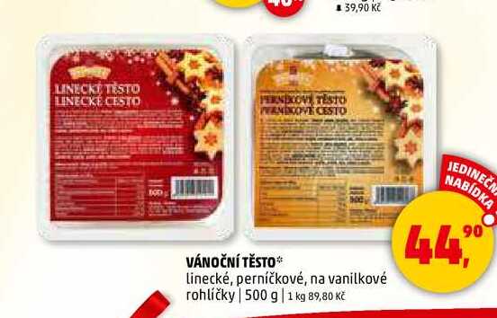 VÁNOČNÍ TĚSTO, 500 g