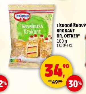LÍSKOOŘÍŠKOVÝ KROKANT DR. OETKER, 100 g 