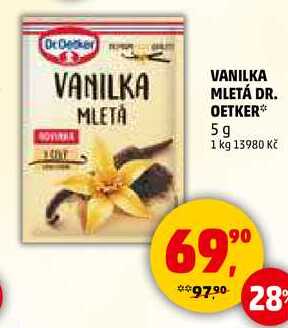 VANILKA MLETÁ DR. OETKER, 5g 