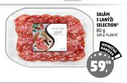 SALÁM S LANÝŽI SELECTION, 80 g 