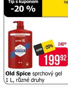 Old Spice sprchový gel 1 L, různé druhy