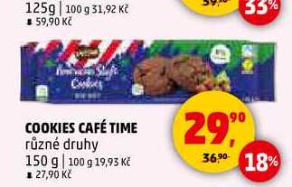 COOKIES CAFÉ TIME, 150 g 