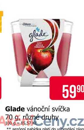 Glade vánoční svíčka 70 g