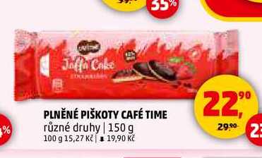 PLNĚNÉ PIŠKOTY CAFÉ TIME, 150 g 