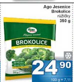 Ago Jesenice Brokolice růžičky 350 g