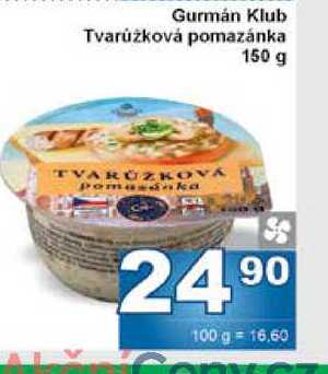 Gurmán Klub Tvarúžková pomazánka 150 g