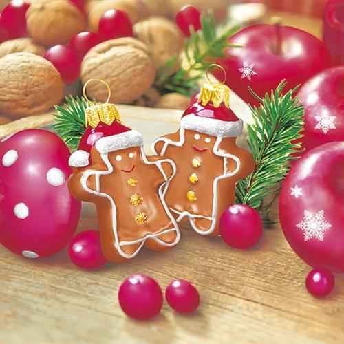 Vánoční ubrousky Maki, 1 KS