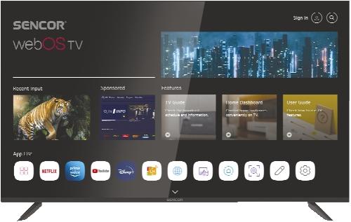 SMART LED Televizor SLE55US804B, 1 KS