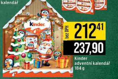 Kinder adventní kalendář 184 g 