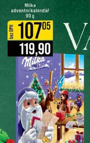 Milka adventní kalendář 90 g