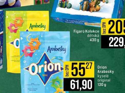Orion Arabesky kyselé original 130 g 