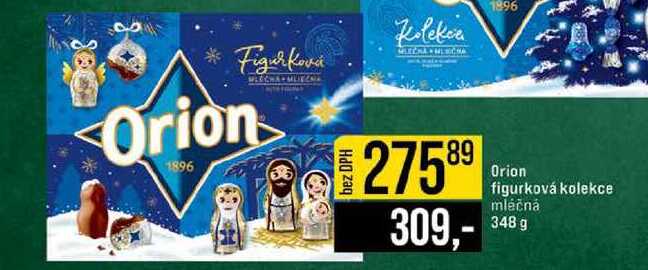 Orion figurková kolekce mléčná 348 g 