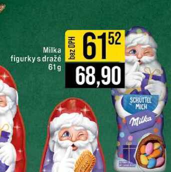 Milka figurky s dražé 61g