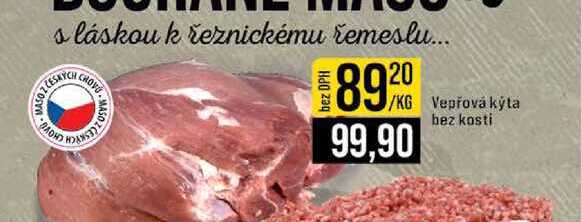 Vepřová kýta bez kosti 1kg