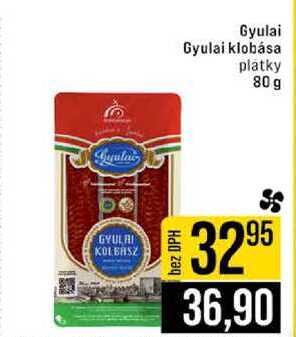 Gyulai Gyulai klobása platky 80 g 