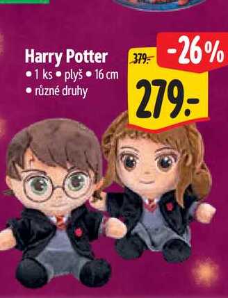 Harry Potter 1 ks plyš 16 cm  