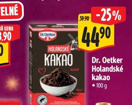 Dr. Oetker Holandské kakao 100 g