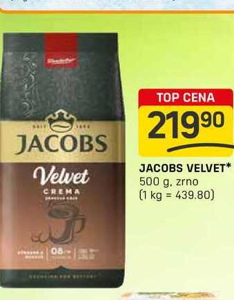 JACOBS VELVET 500 g, zrno 
