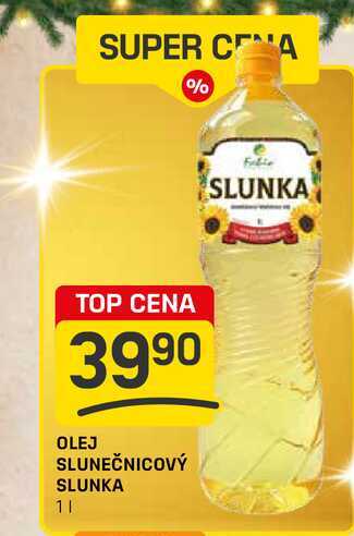OLEJ SLUNEČNICOVÝ SLUNKA 1l