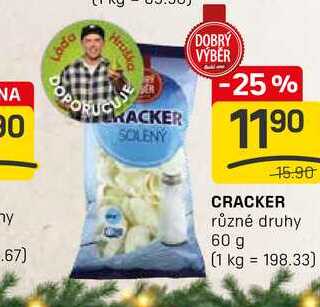 CRACKER různé druhy 60 g 