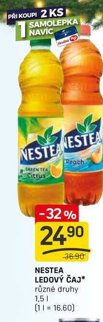 NESTEA LEDOVÝ ČAJ různé druhy 1,5l