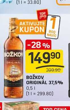 BOŽKOV ORIGINÁL 37,5% 0,5l